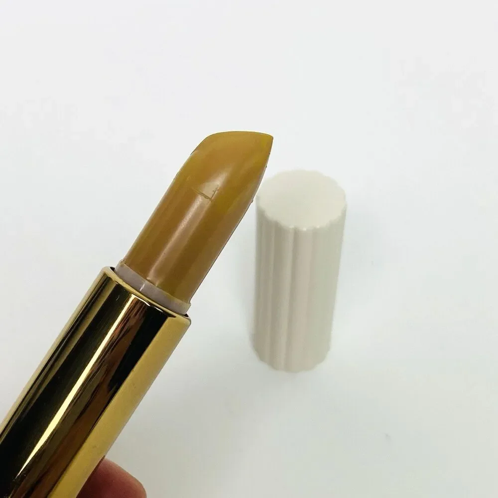 Estee Lauder Re-Nutriv Lipstick Palace Pink White Ribbed Tube Case Made in USA